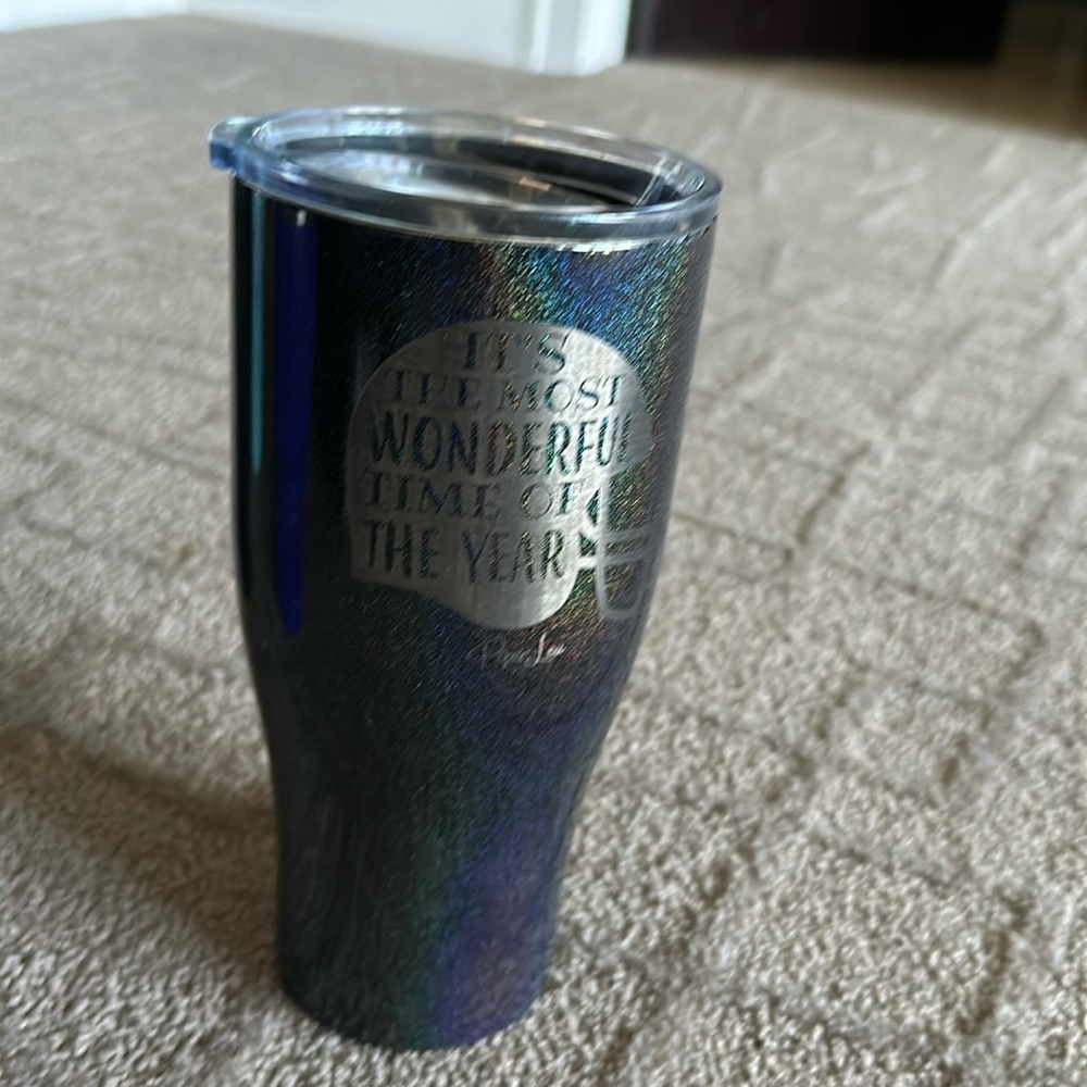 Piper Lou football tumbler